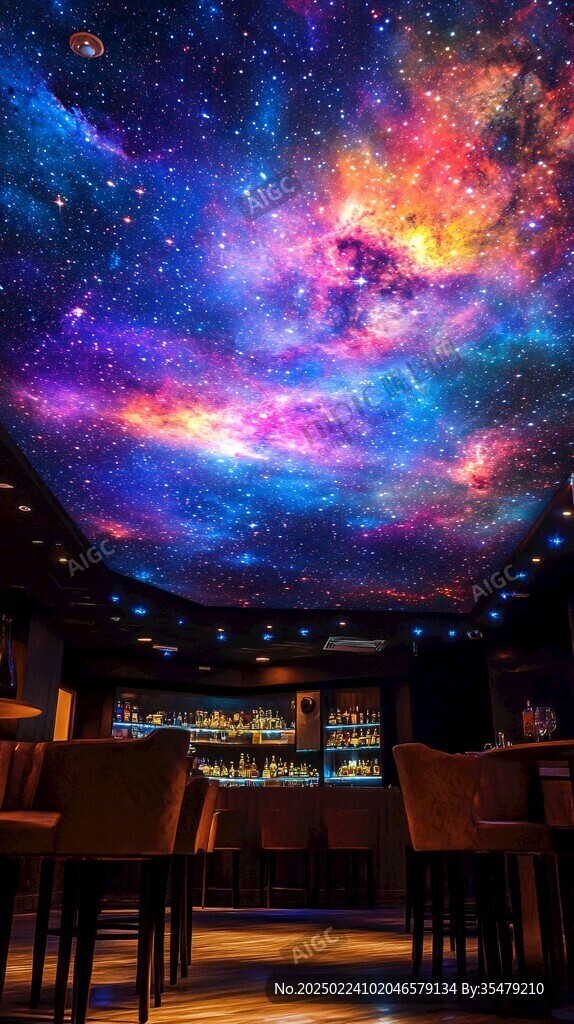 宇宙银河系背景墙