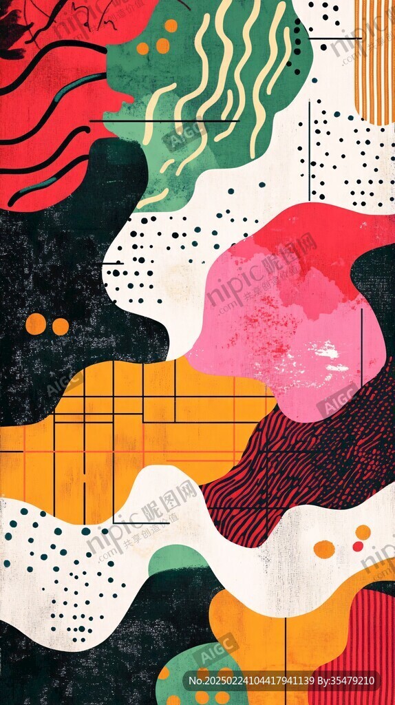 孟菲斯色块拼接