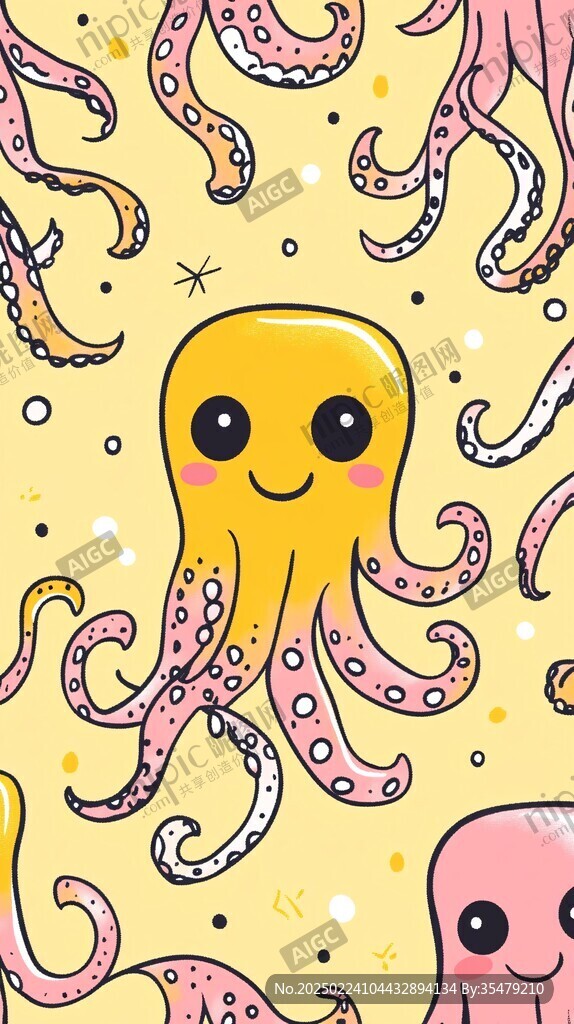 简约个性小章鱼