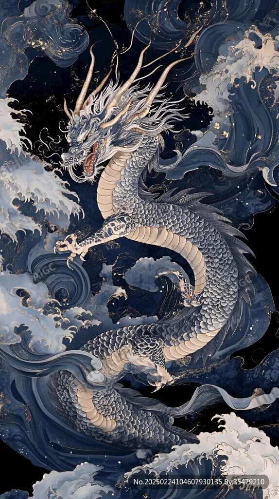 龙吐水壁纸