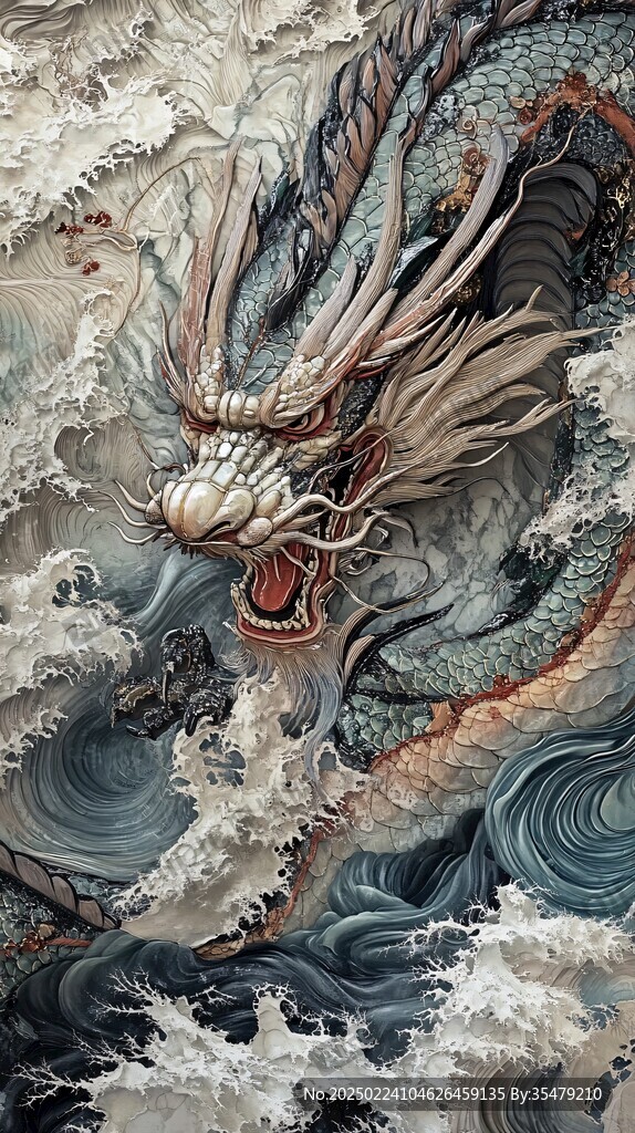 龙包装插画
