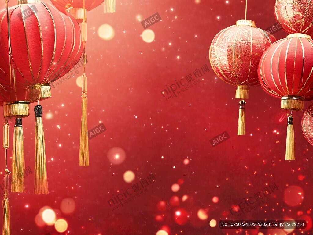 灯笼喜庆背景