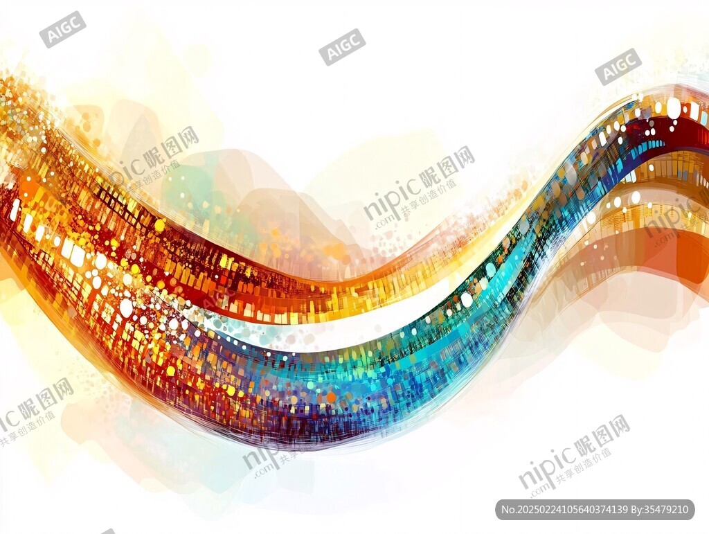 马赛克条纹流线型设计