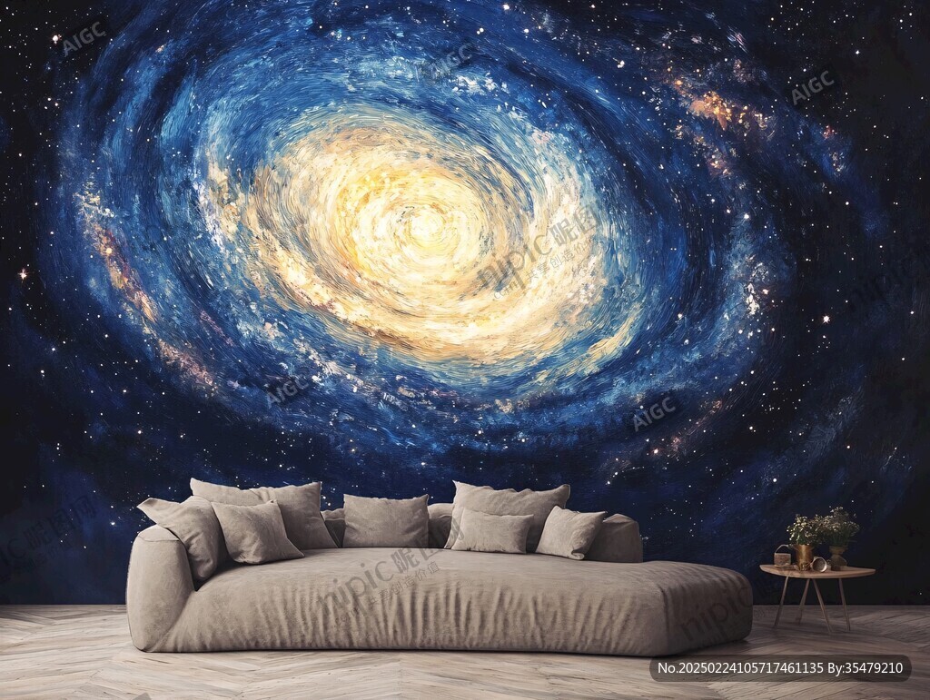 宇宙银河系背景墙