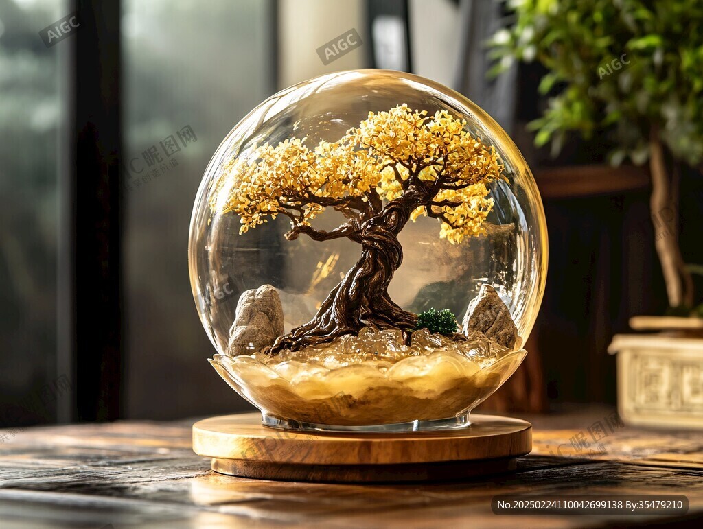 白鹿水晶球