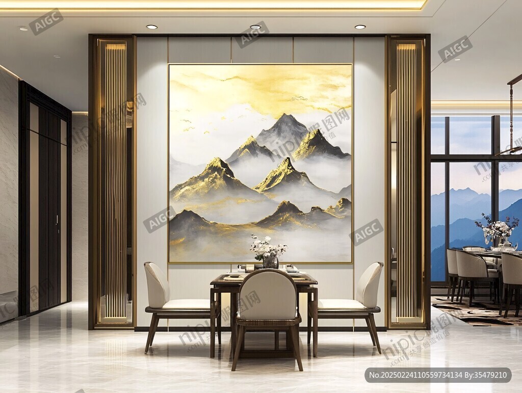酒店轻奢画