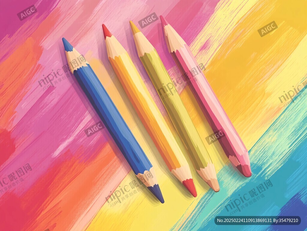 蜡笔插画