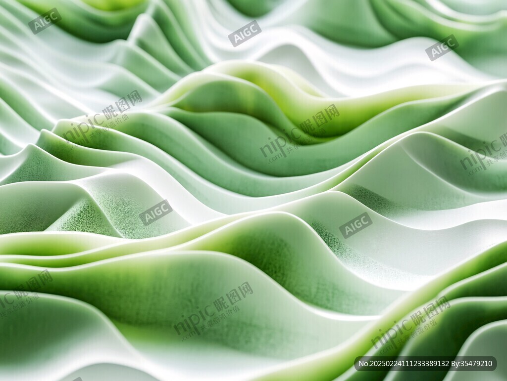 绿色炫酷3d背景