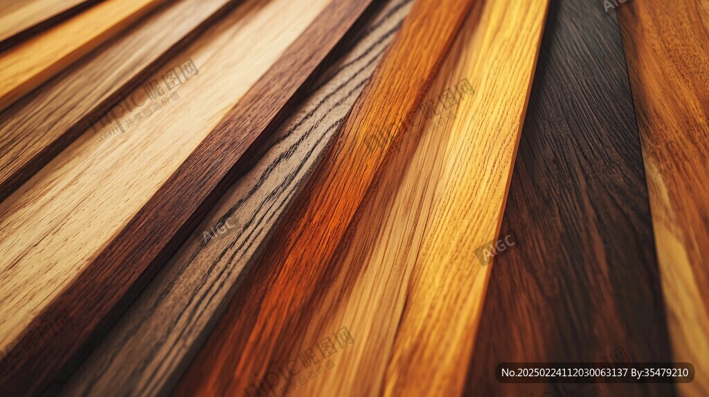 多种颜色木板木材