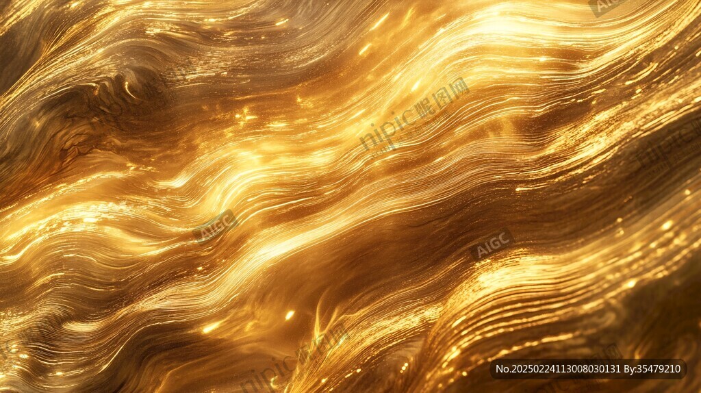 流金光芒纹理