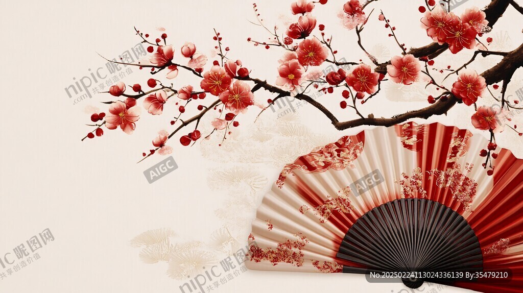 梅花扇