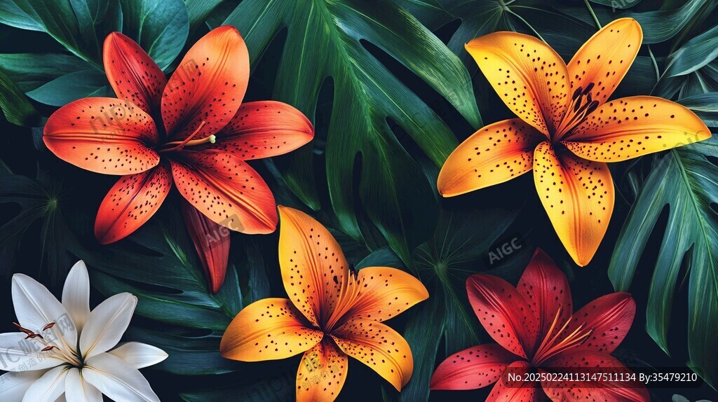 热带植物插画