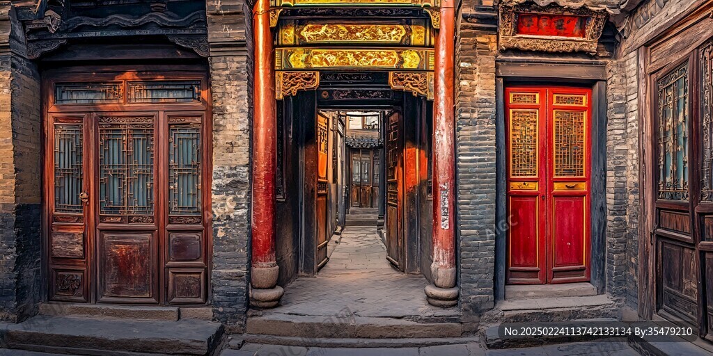 胡同院门