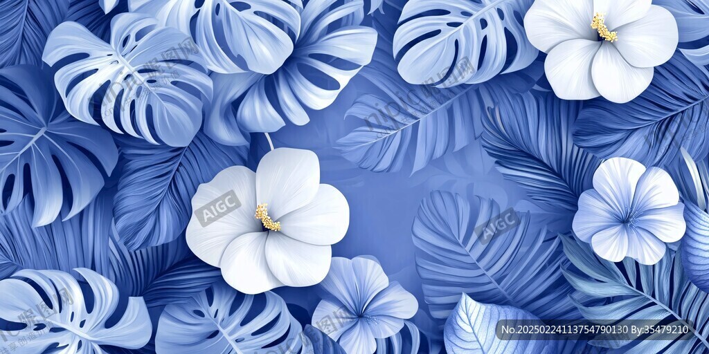 3d立体花壁纸