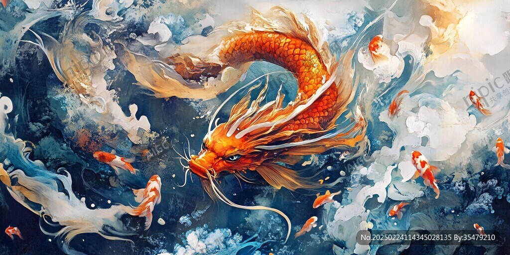 插画锦鲤