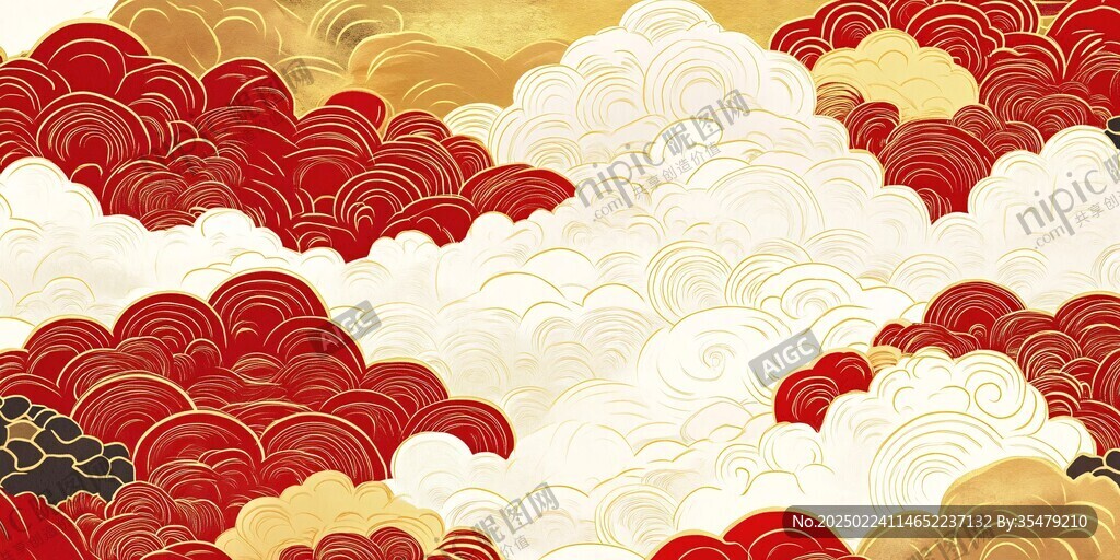 云纹插画