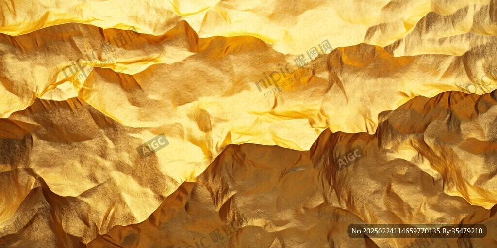 金色山脉3d立体山脉