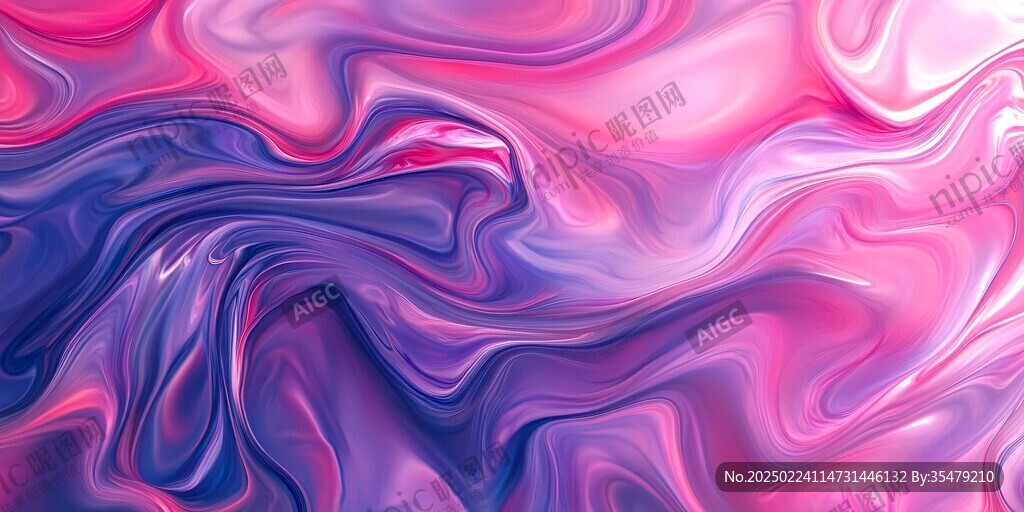 肌理彩色流体背景
