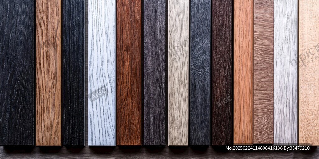 多种颜色木板木材