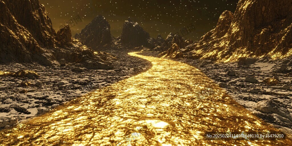 金色的道路