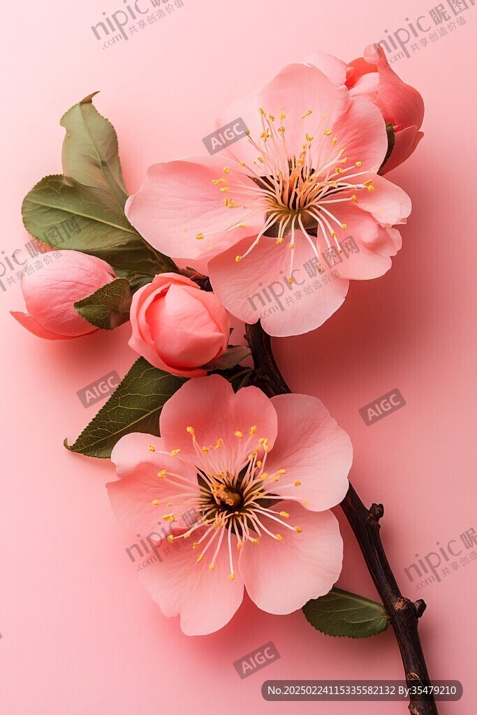 创意桃花