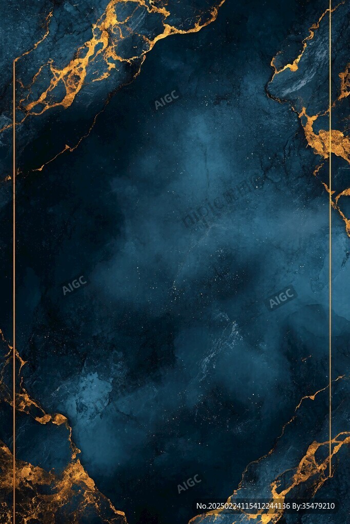 蓝色大理石海报背景