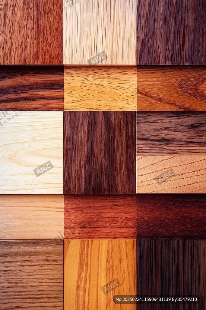 多种颜色木板木材