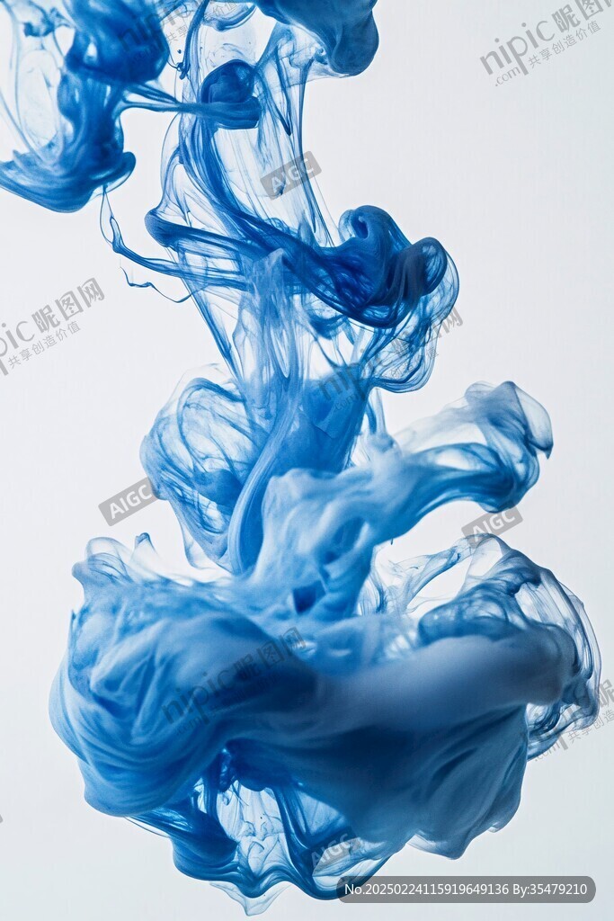 烟雾晕染泼墨