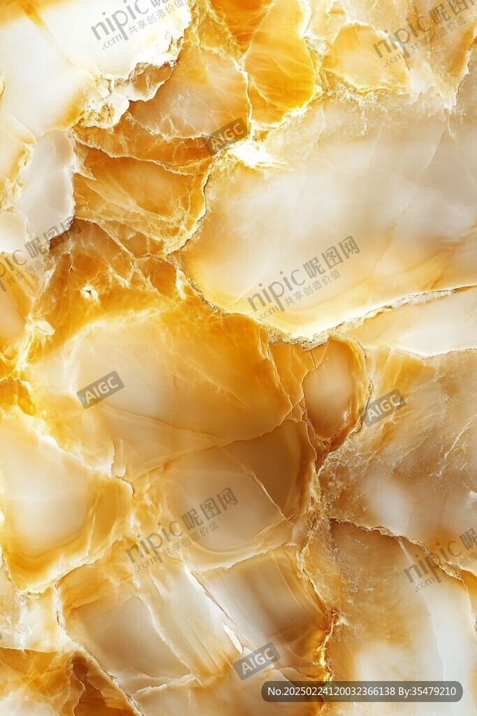 高清杏黄色大理石纹