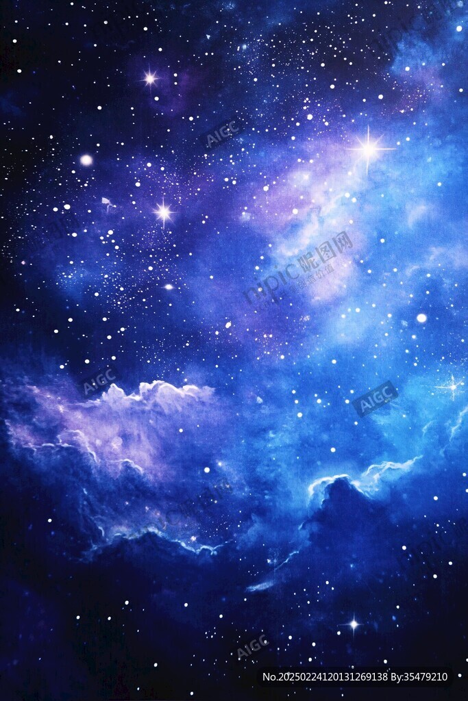 璀璨星河背景
