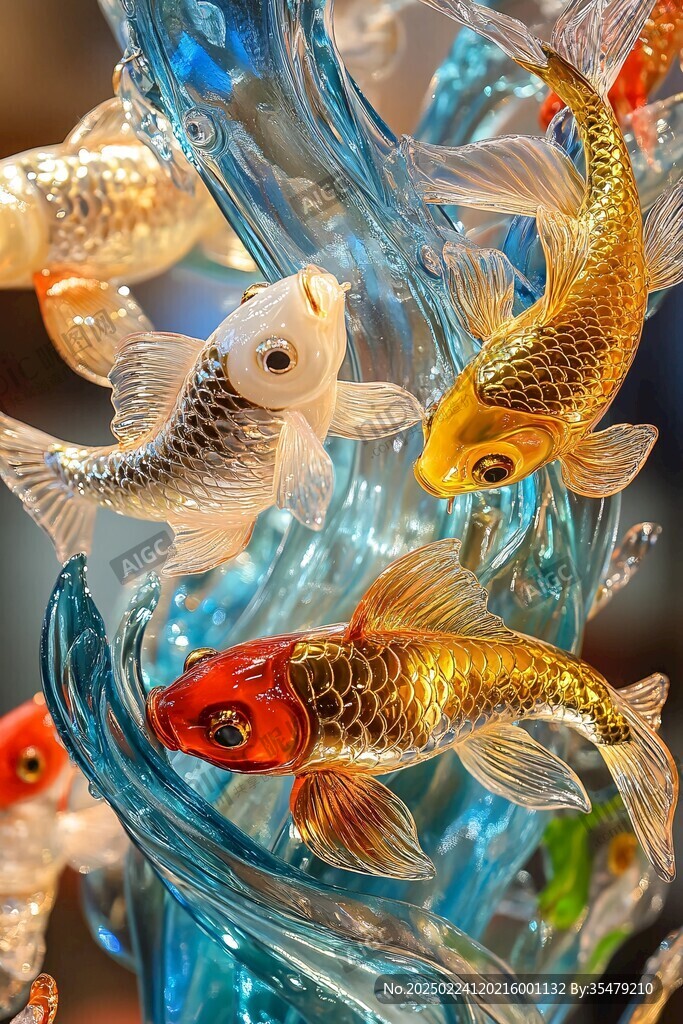鲤鱼工艺品