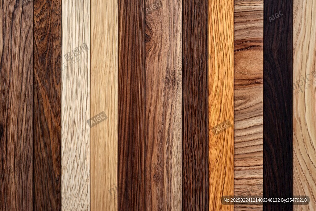 多种颜色木板木材