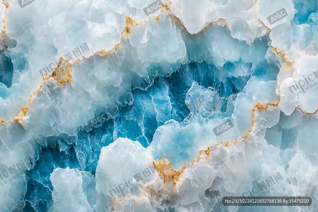 蓝色玛瑙石艺术背景