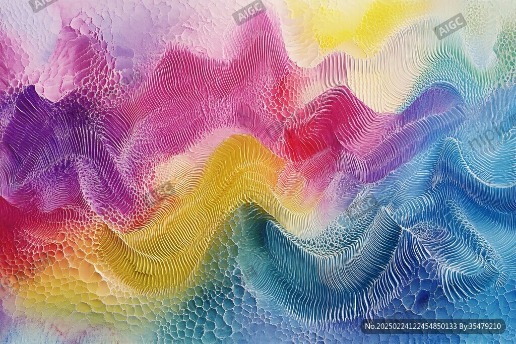 幻彩流体抽象线条背景