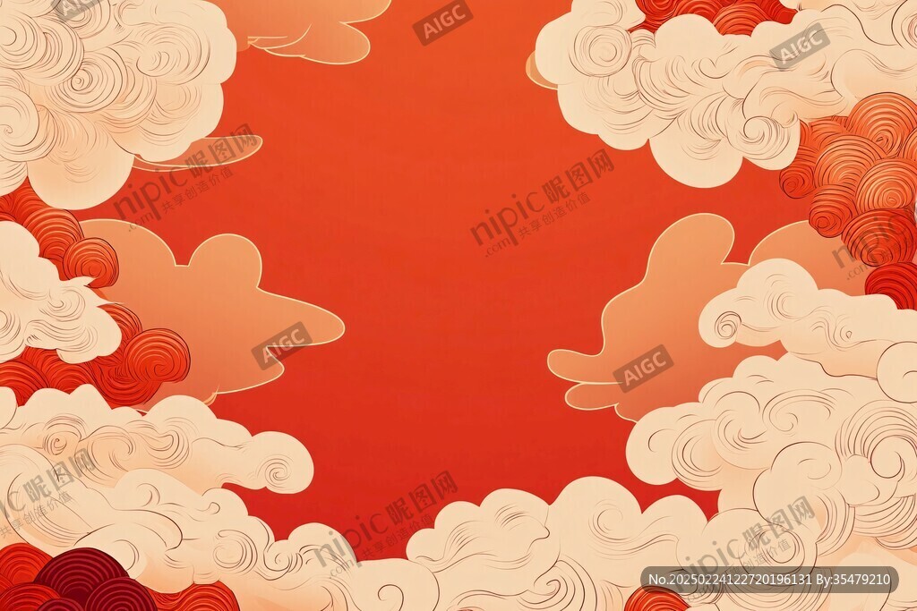 云纹插画