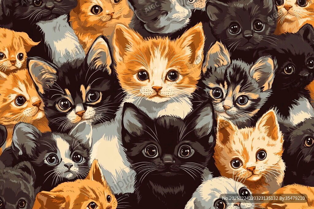 宠物猫图案