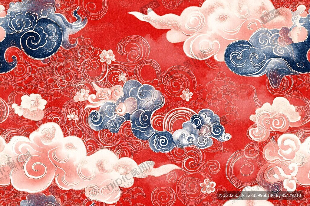 云纹插画