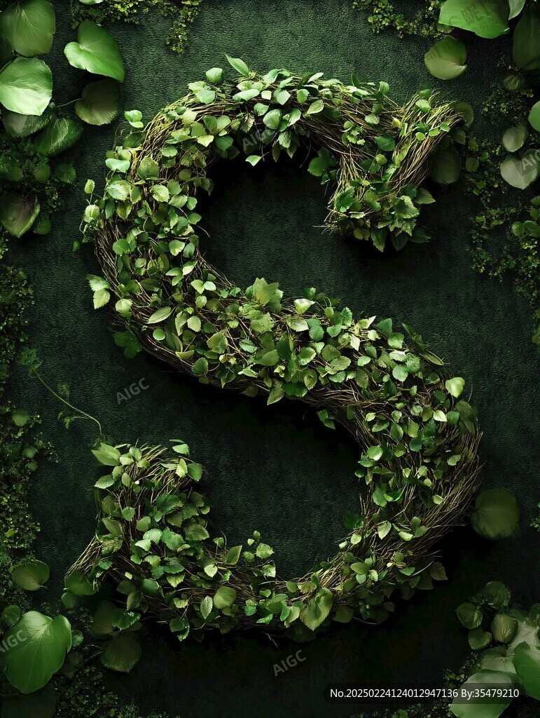 绿植字5