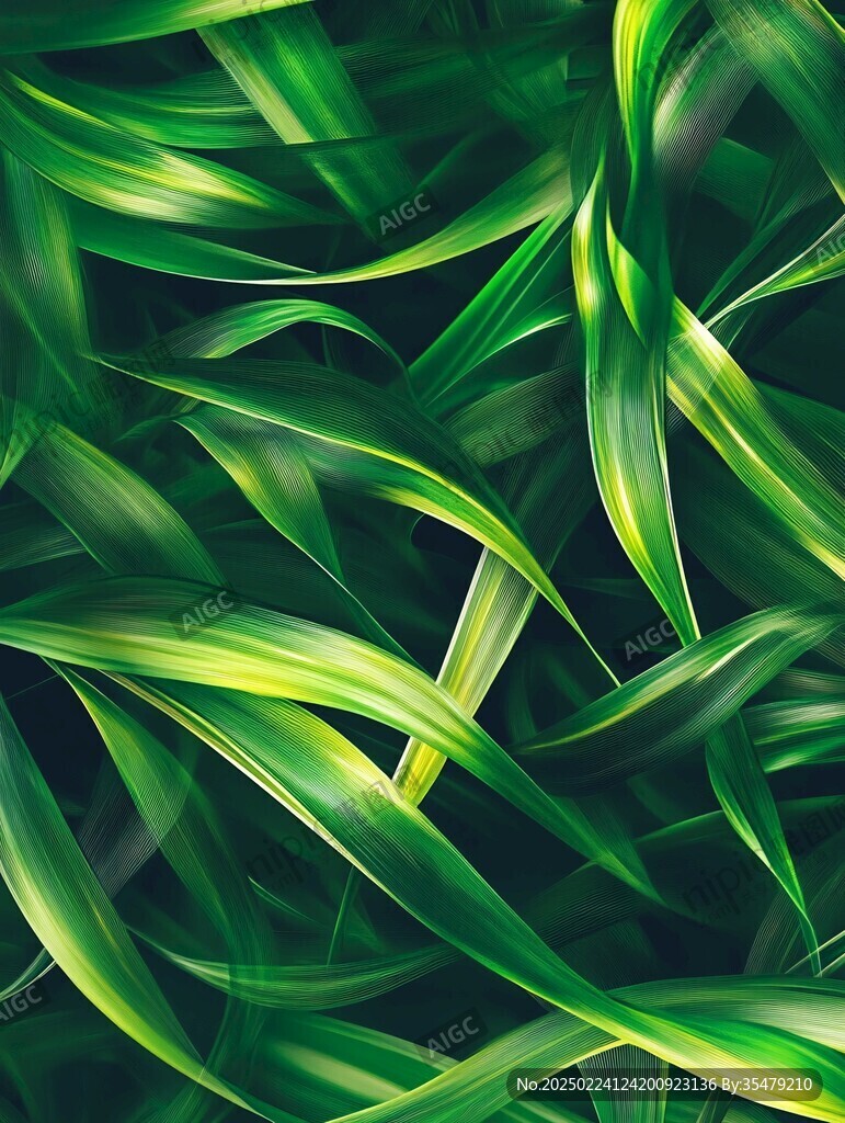 高端抽象绿色底纹