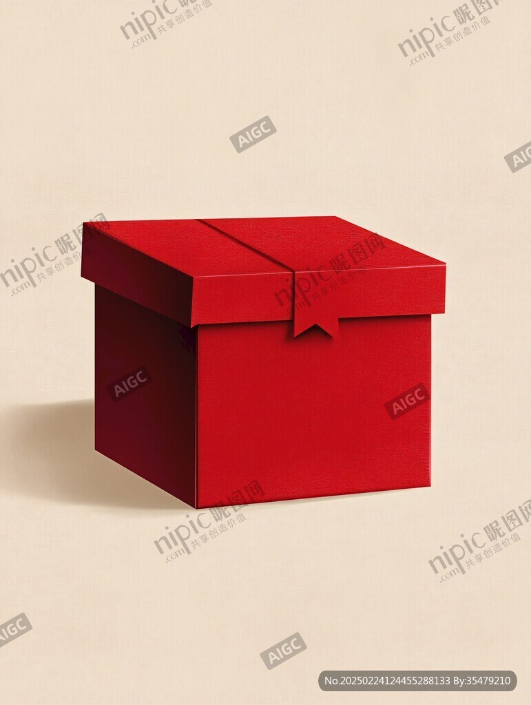 红色大气礼盒