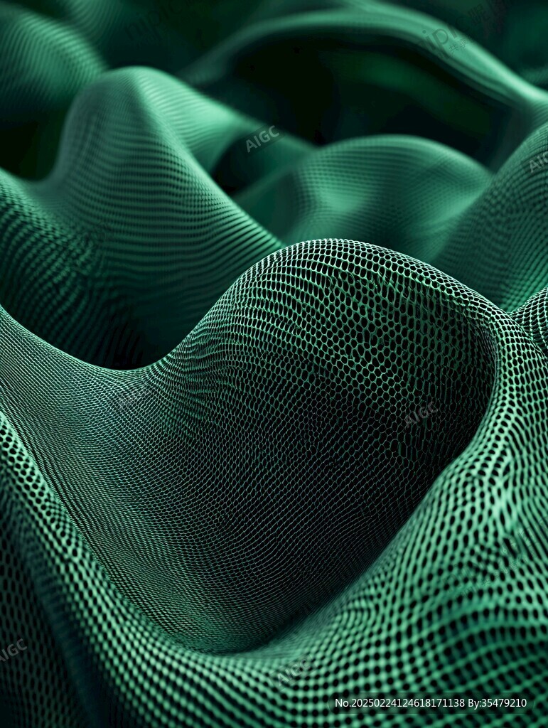 绿色炫酷3d背景