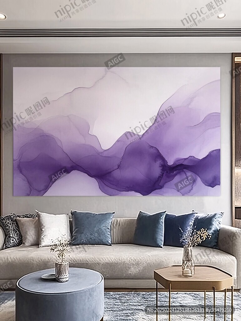 客厅流体画