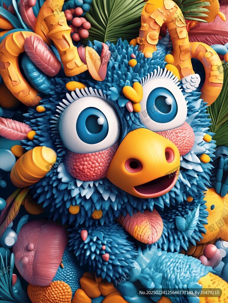 3d立体插画风格