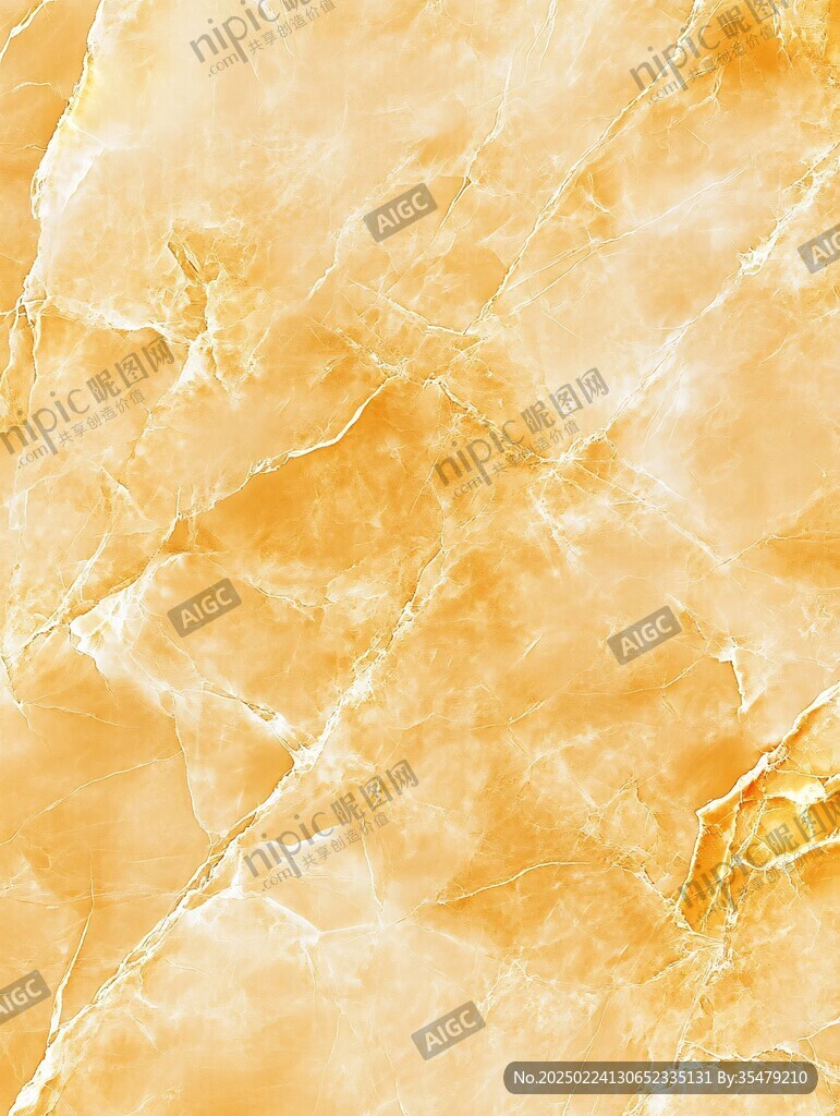 高清杏黄色大理石纹
