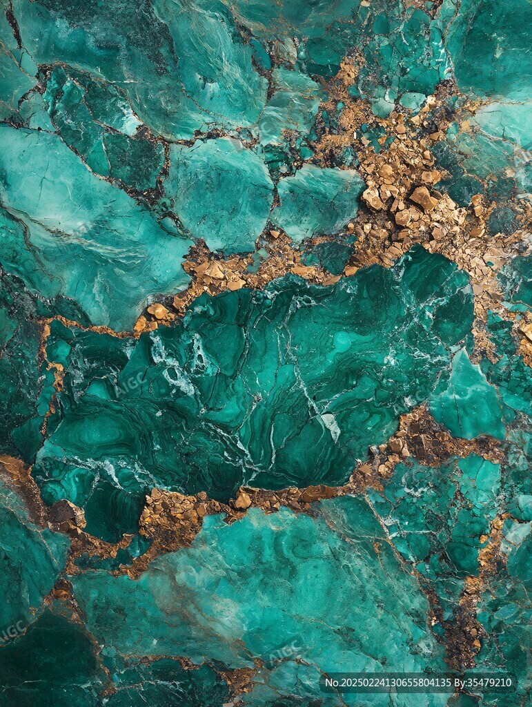 高清绿蓝大理石纹石材