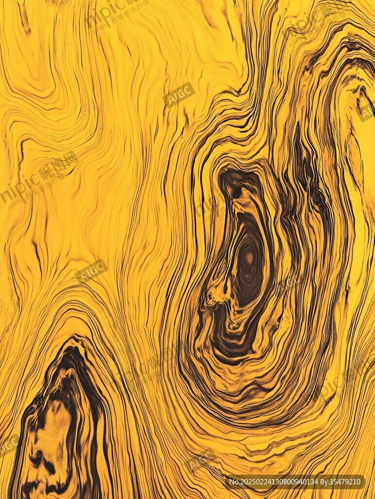 金色抽象流体纹理背景