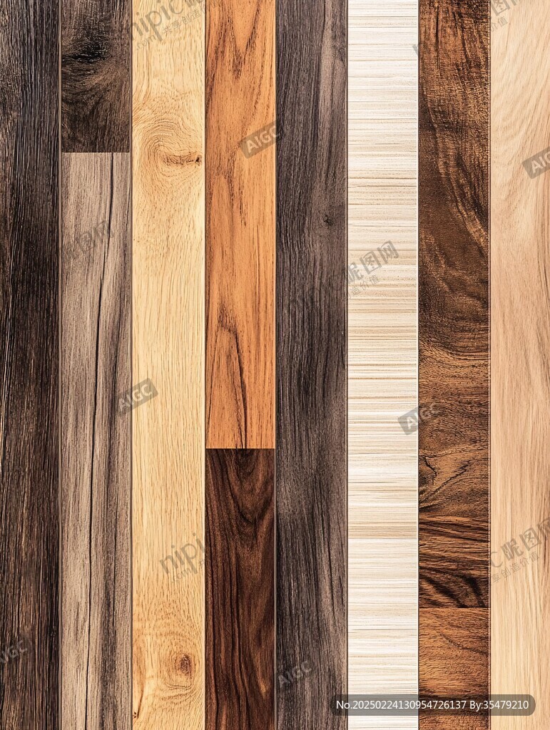 多种颜色木板木材