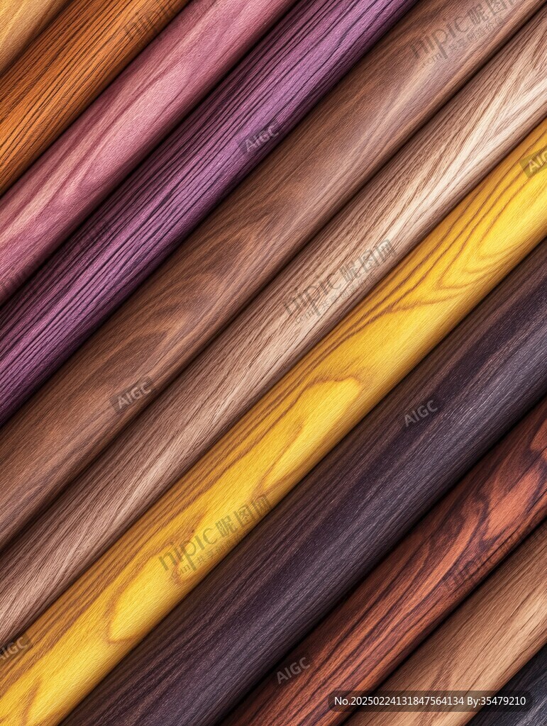 彩色木条纹路