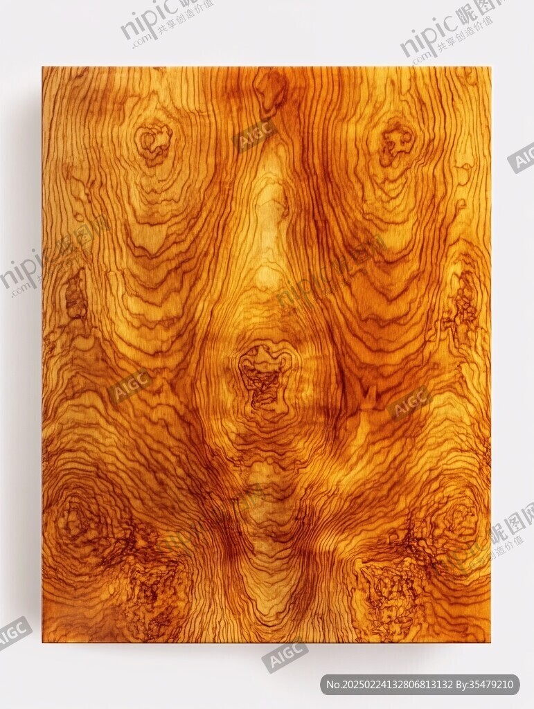 木纹创意流动海报