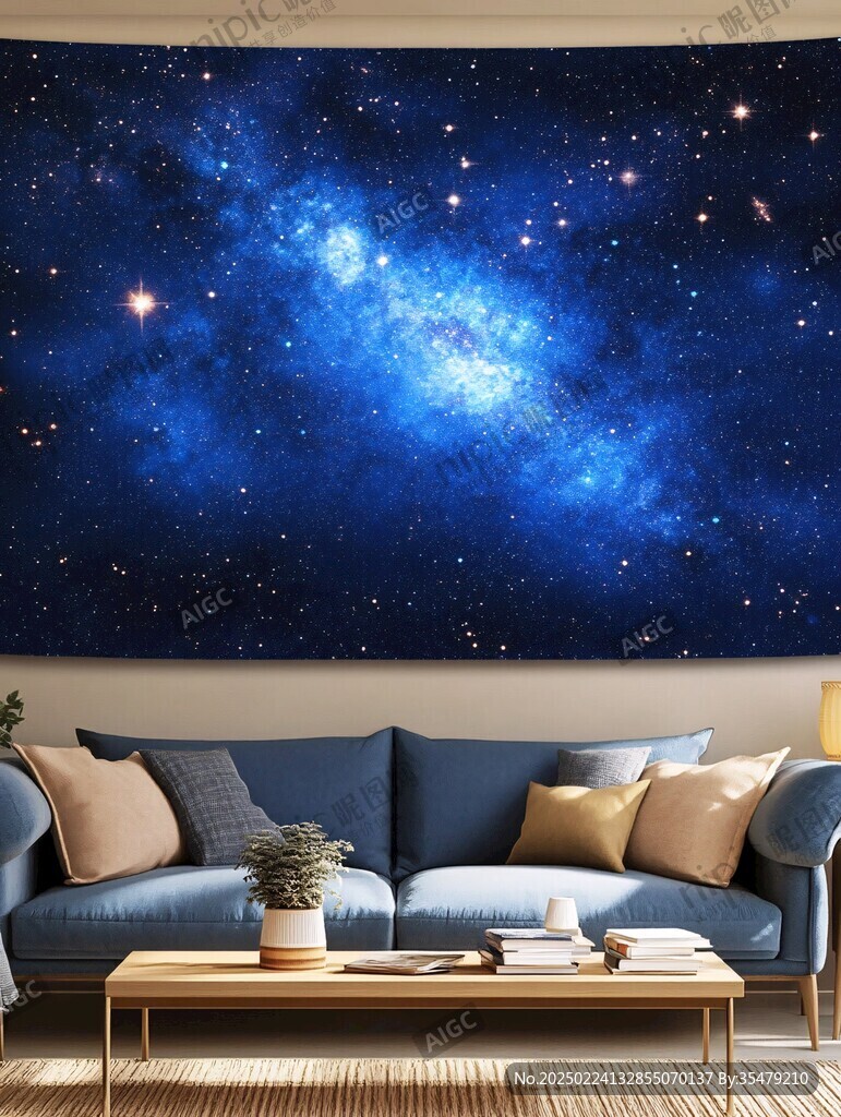 宇宙银河系背景墙